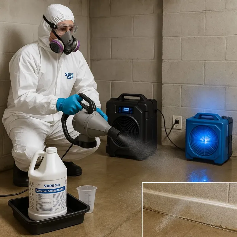 Sanitization and Odor Removal process in Spring Park, MN